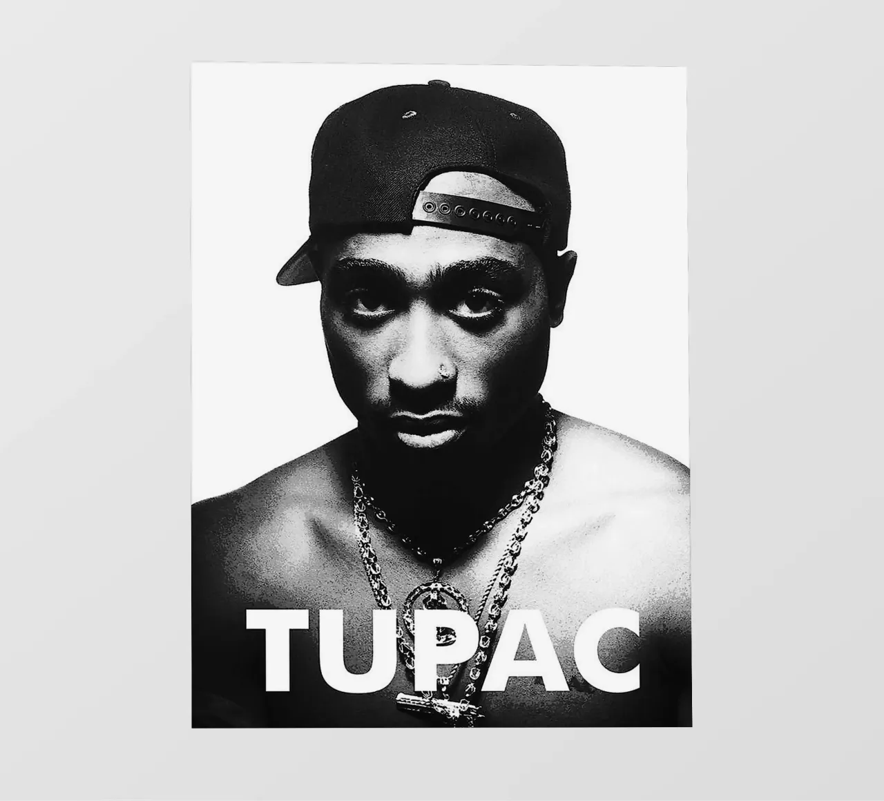 Tupac Shakur pellicola backlit da vanhesling
