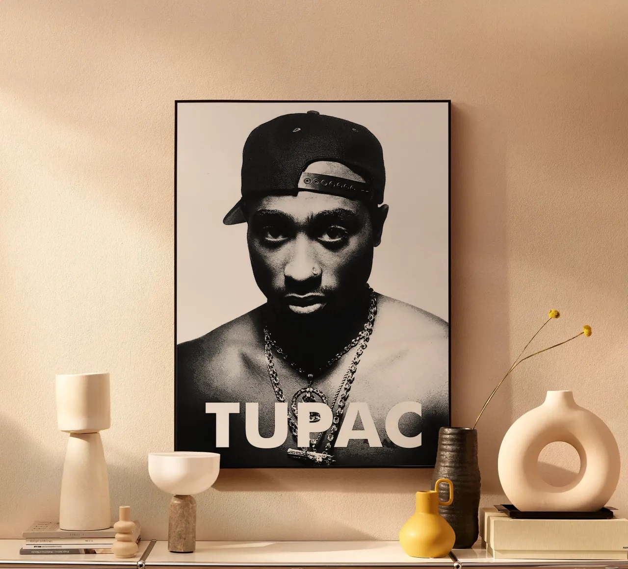 Tupac Shakur acrylic glass by vanhesling