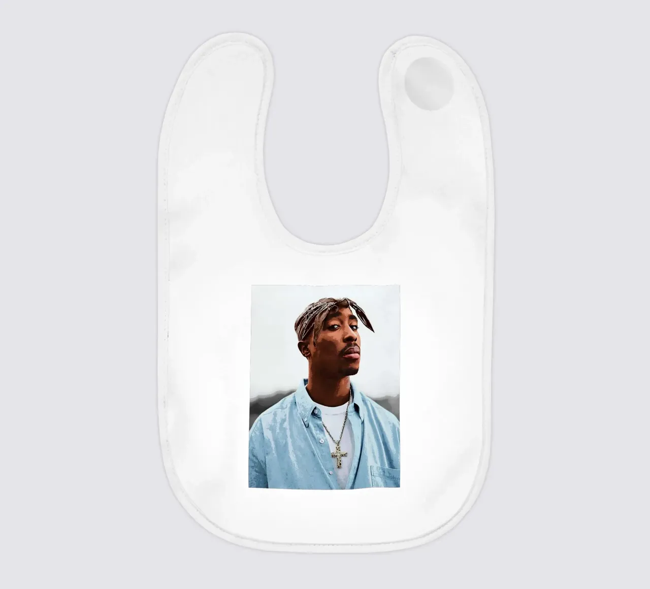 Tupac Shakur bavaglino da vanhesling