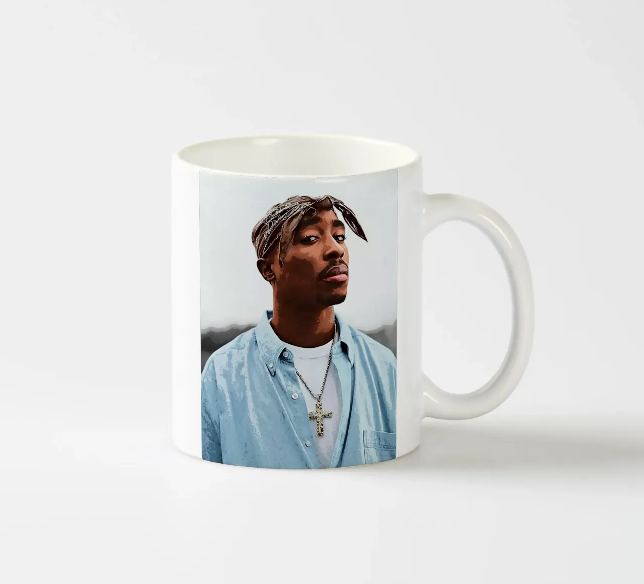 Tupac Shakur tazza in ceramica da vanhesling