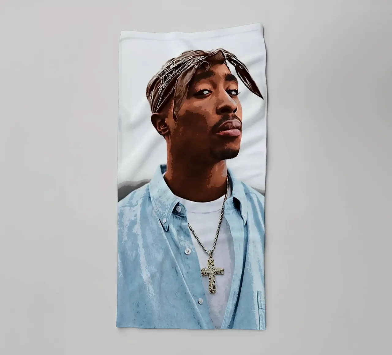 Tupac Shakur asciugamano da bagno da vanhesling