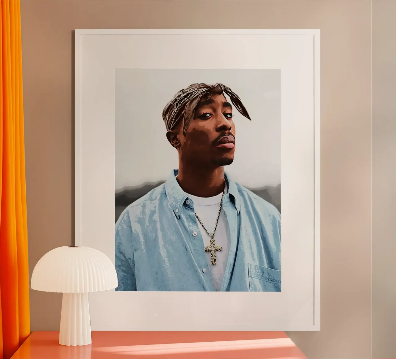 Tupac Shakur carta hahnemühle da vanhesling