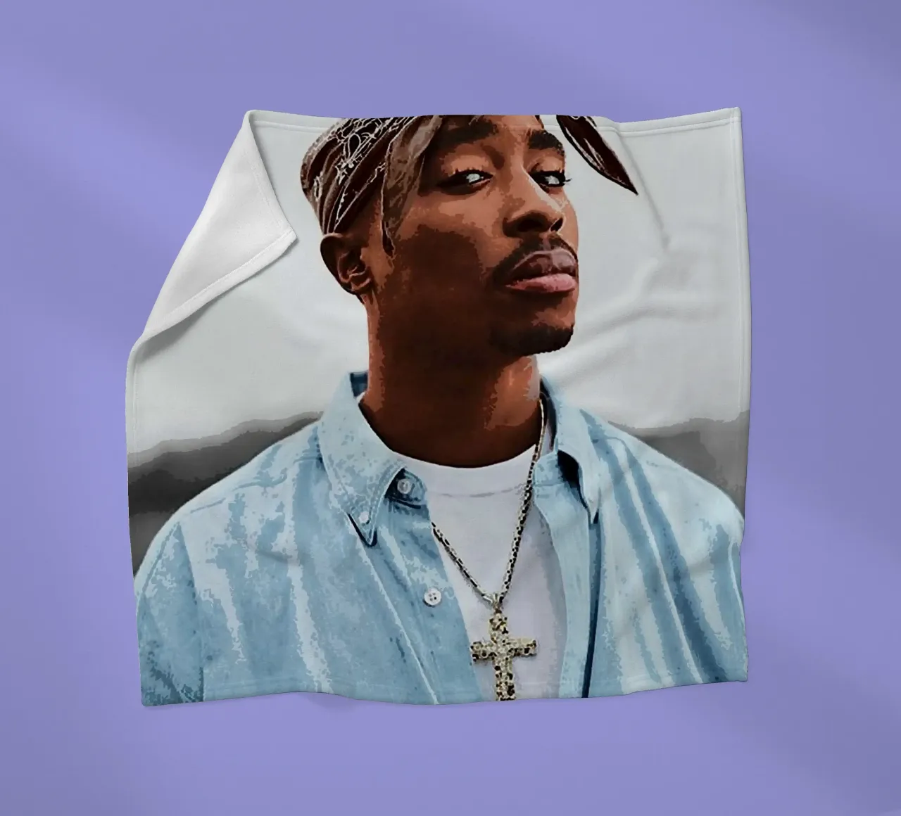 Tupac Shakur coperta in pile da vanhesling