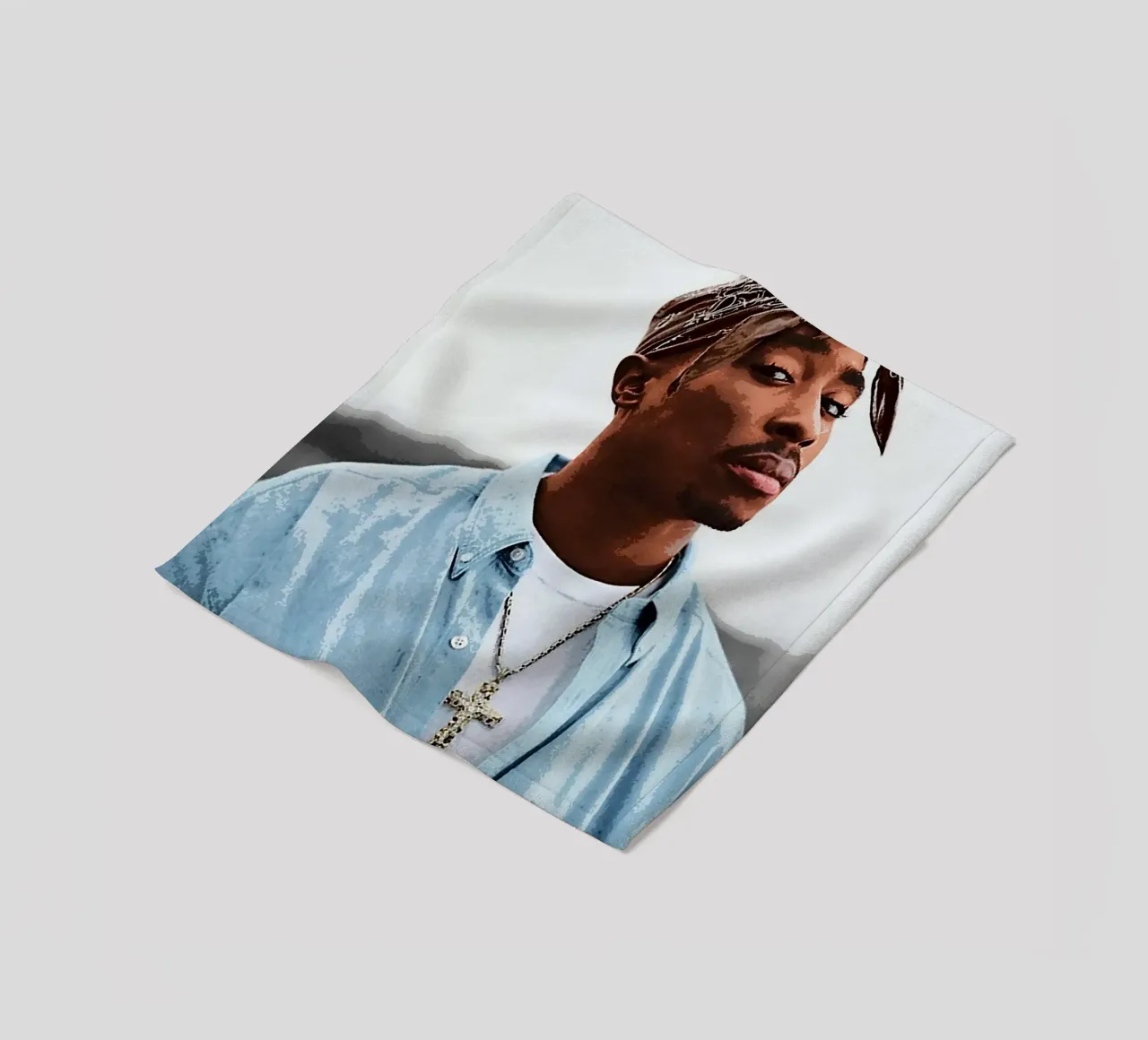 Tupac Shakur coperta in pile da vanhesling