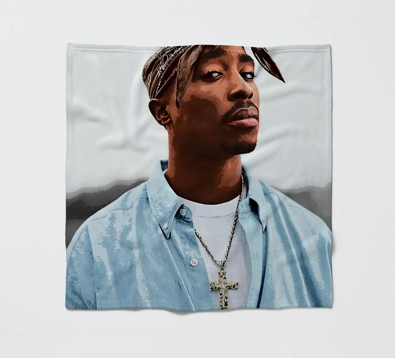 Tupac Shakur coperta in pile da vanhesling
