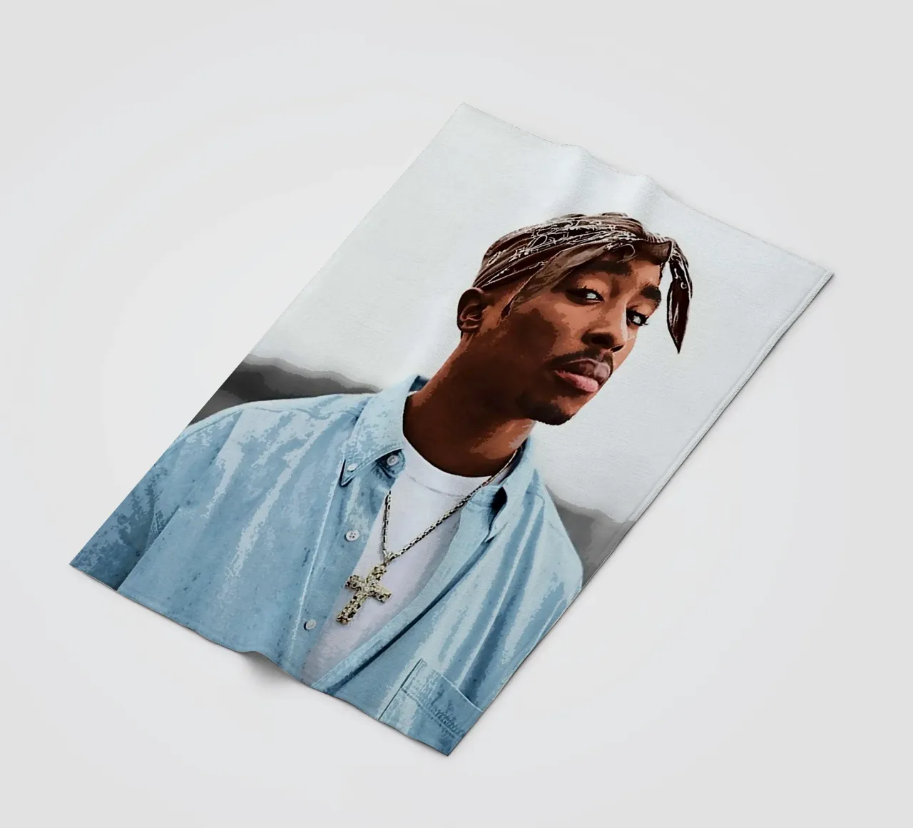 Tupac Shakur coperta in pile da vanhesling
