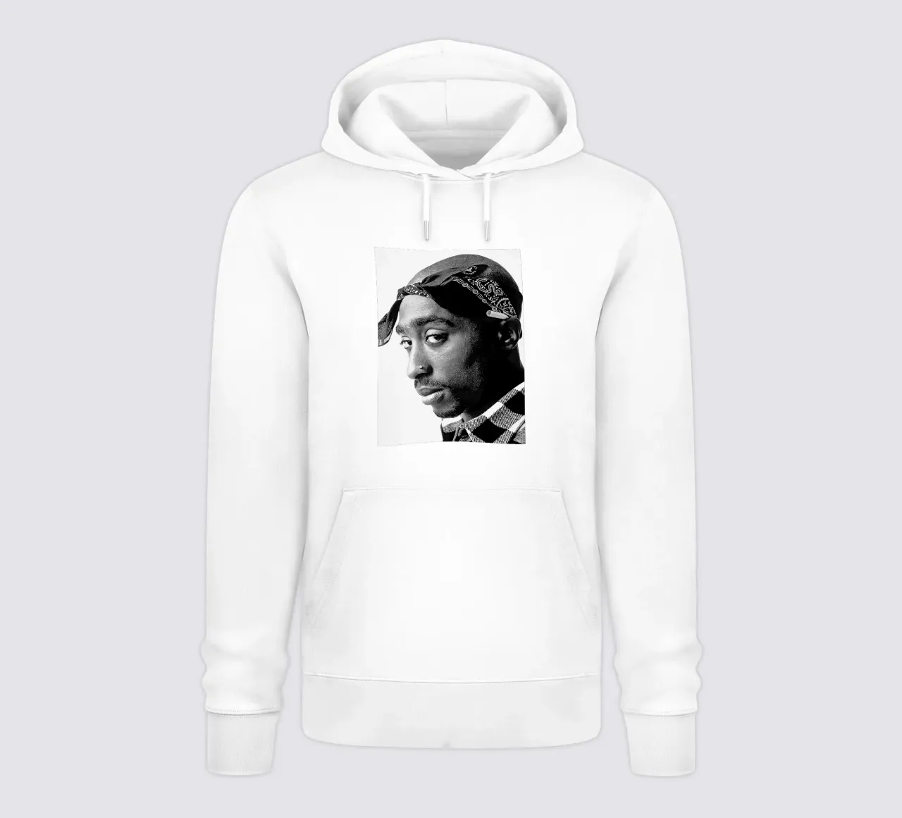 Tupac Shakur felpa con cappuccio da vanhesling