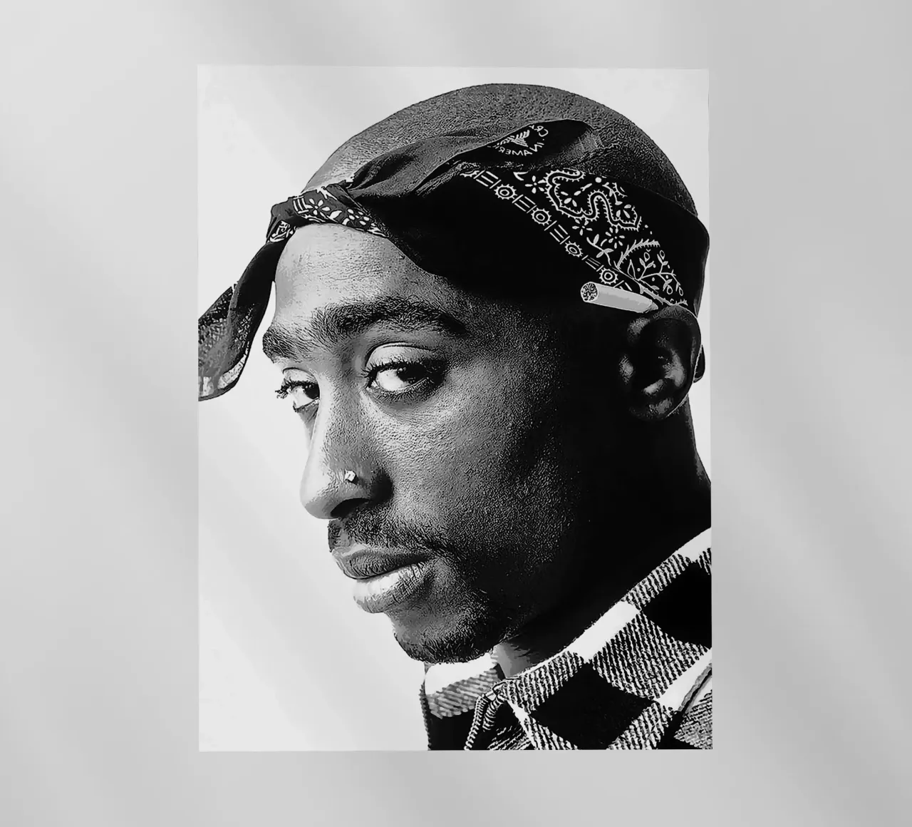Tupac Shakur pellicola backlit da vanhesling