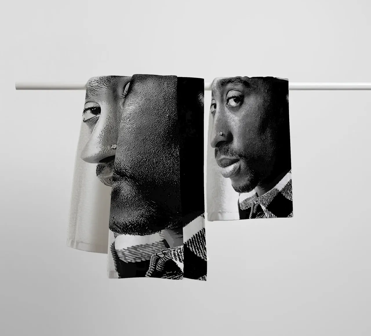 Tupac Shakur asciugamano da bagno da vanhesling