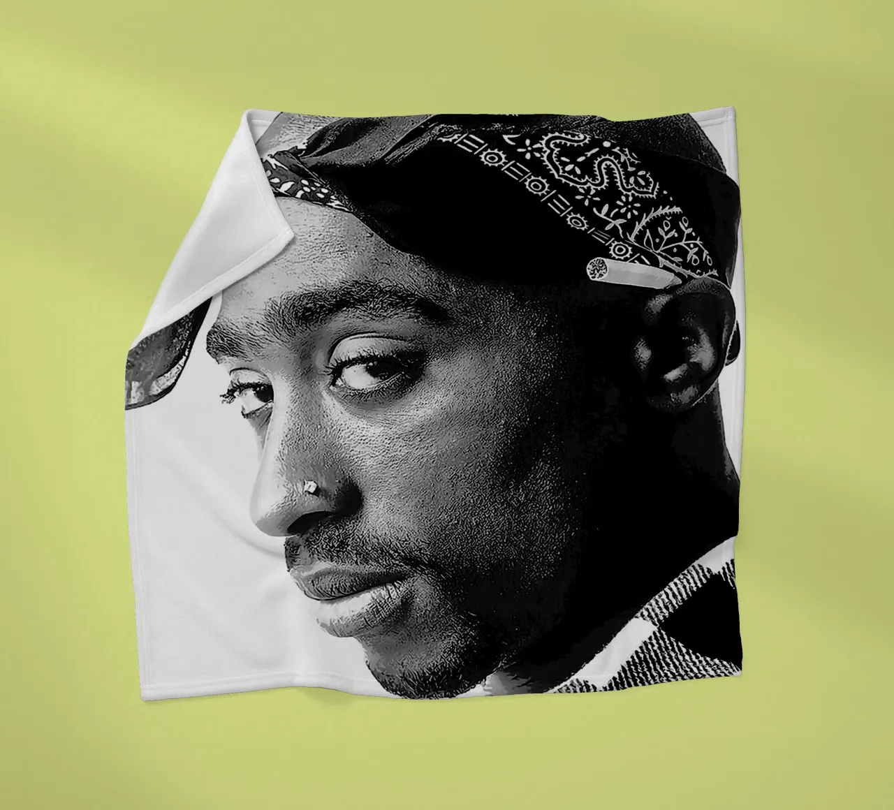 Tupac Shakur coperta in pile da vanhesling