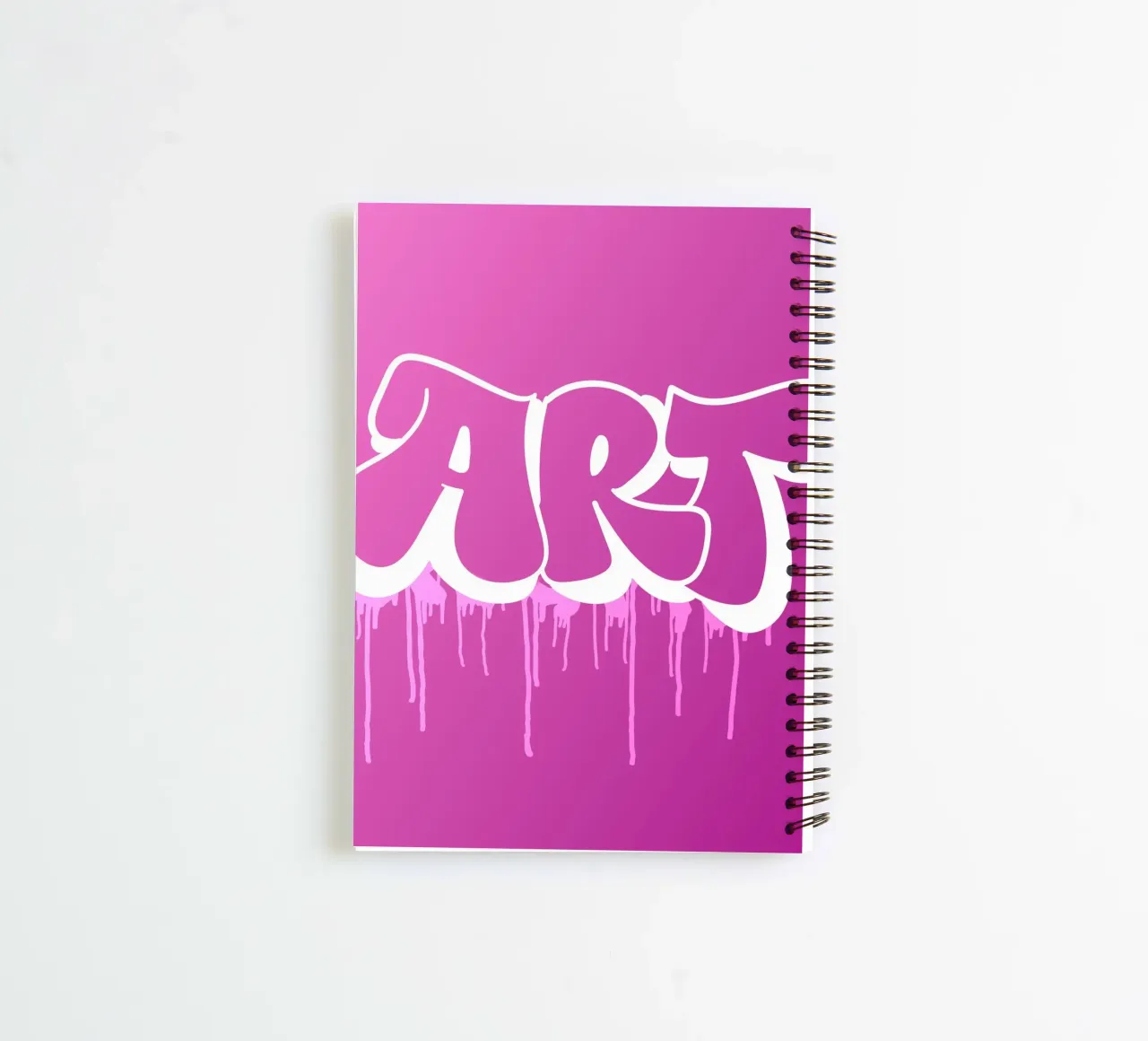 Art spiral notebook by Flo Klein