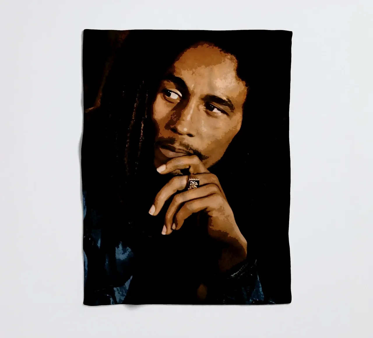 bob marley coperta in pile da vanhesling