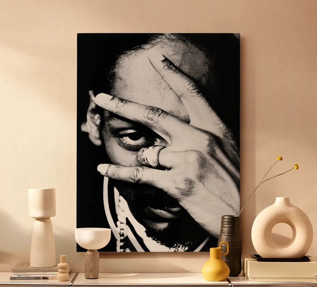 Snoop Dogg aluminium-dibond van vanhesling