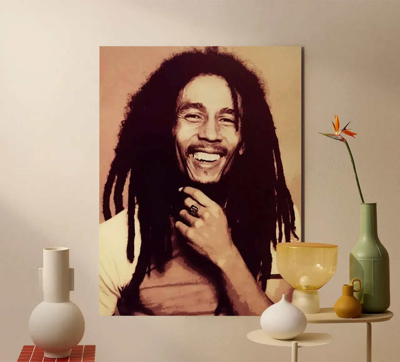 bob marley alluminio dibond da vanhesling