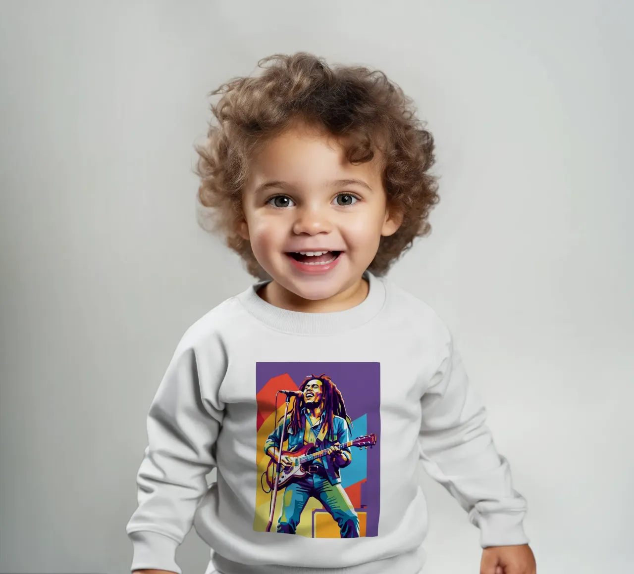 Bob Marley WPAP art style felpa neonato da Hantamrata