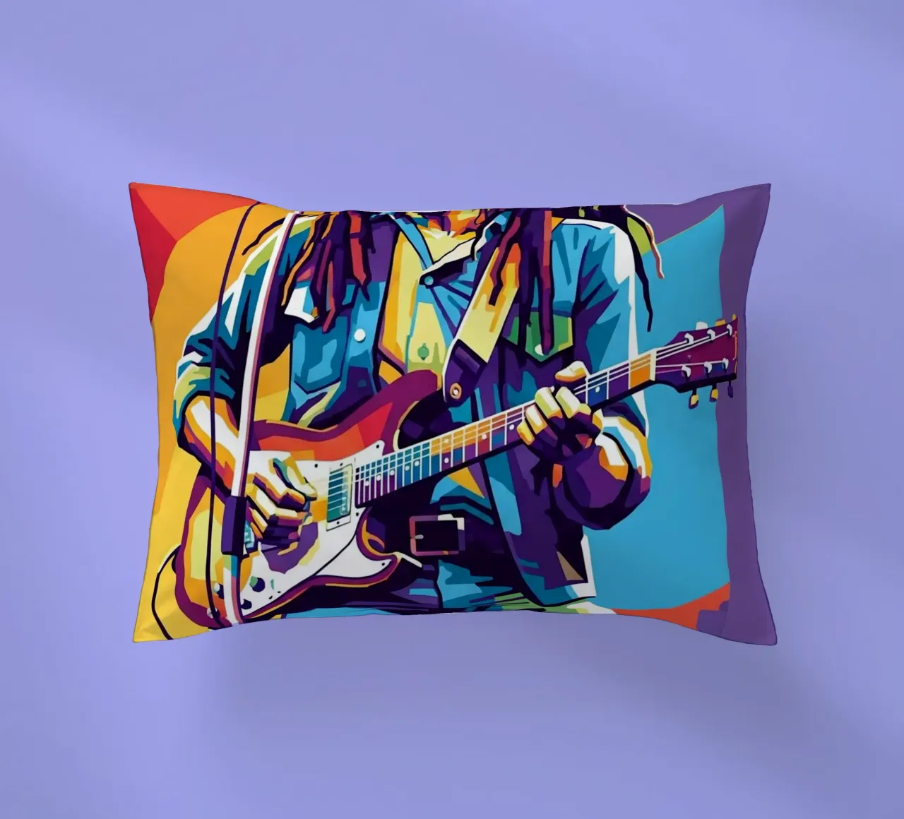 Bob Marley WPAP art style cuscino da Hantamrata