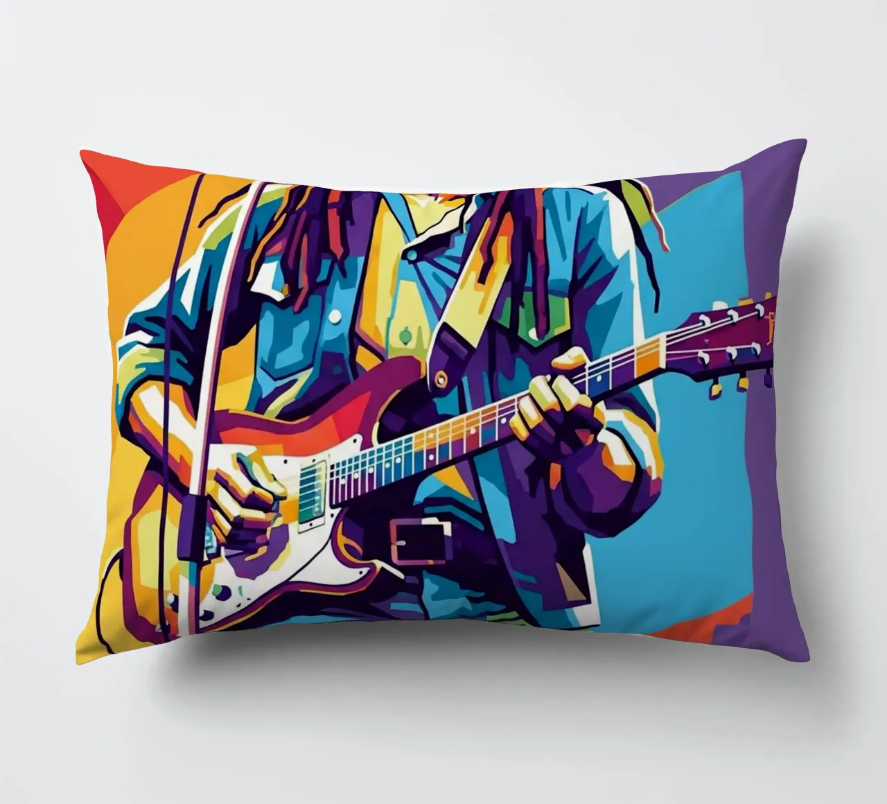 Bob Marley WPAP art style cuscino da Hantamrata