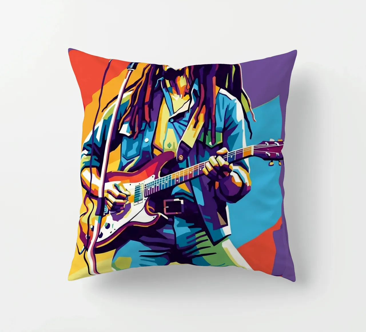 Bob Marley WPAP art style cuscino da Hantamrata