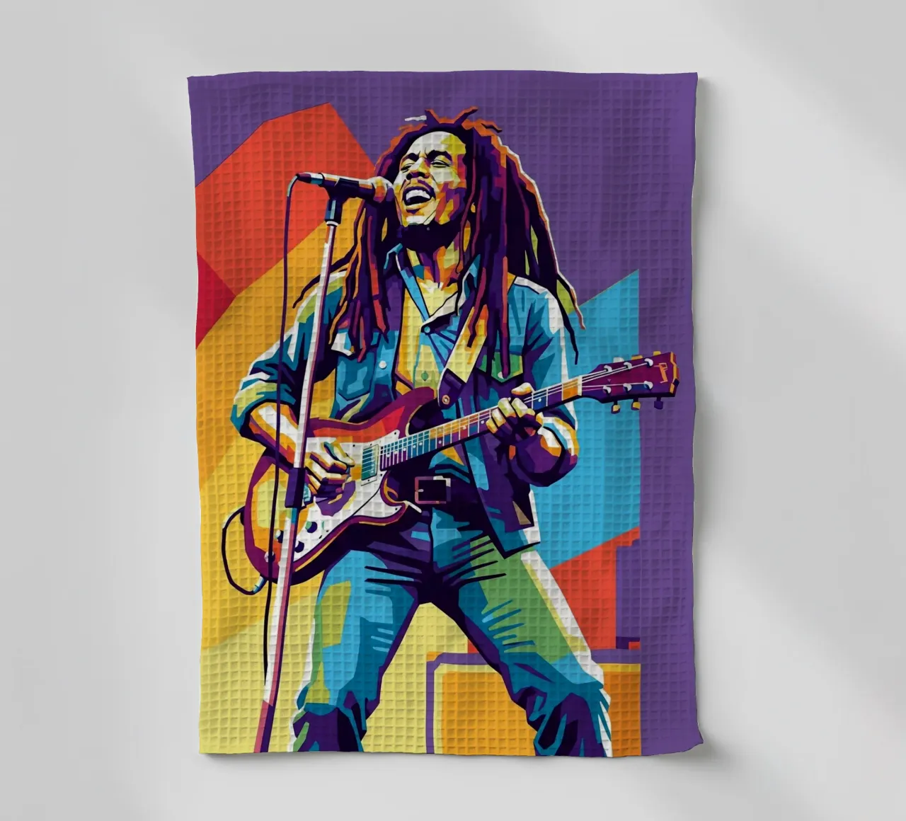 Bob Marley WPAP art style canovaccio da cucina da Hantamrata