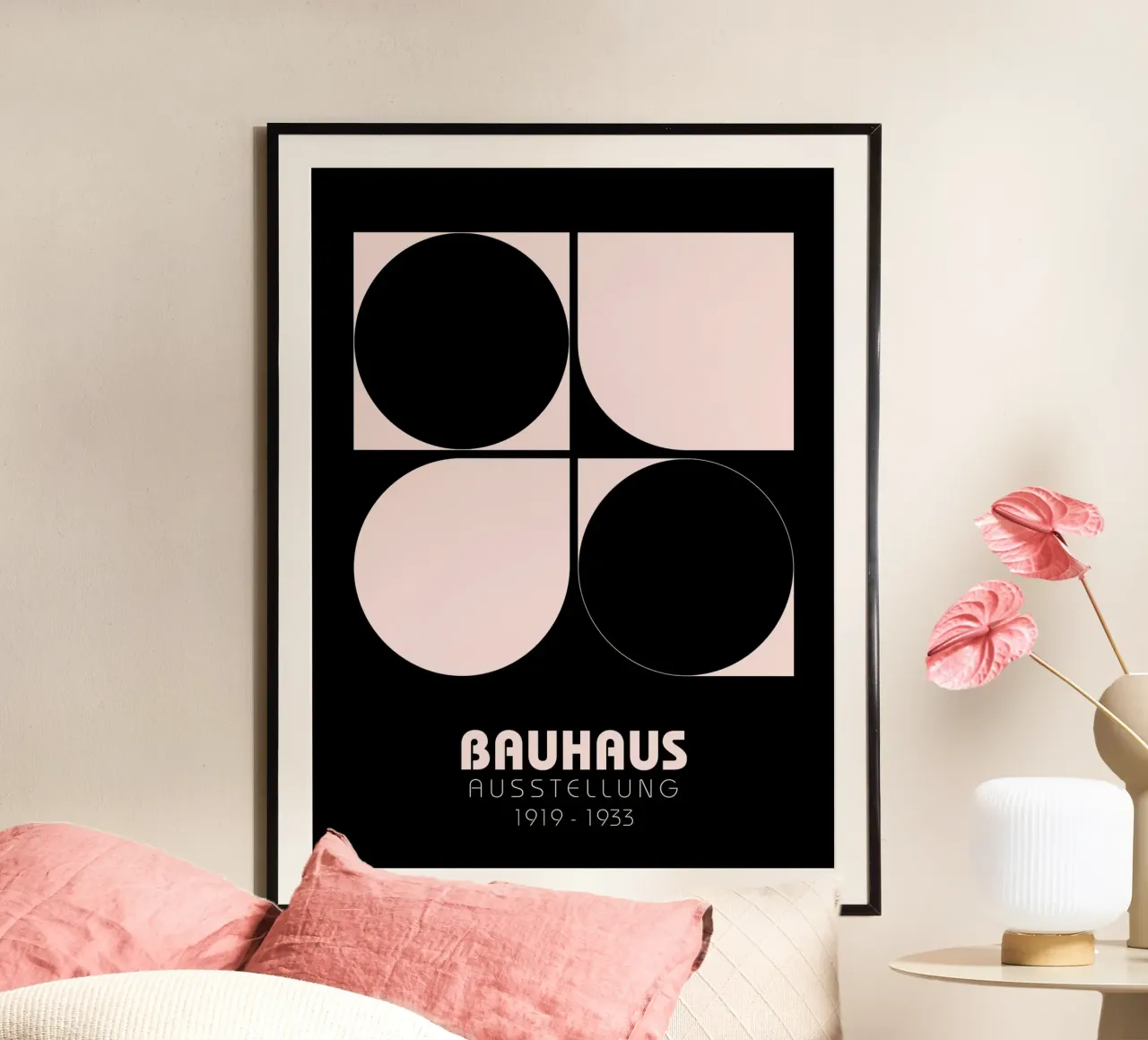 Bauhaus Geometry - Minimal Art Poster hahnemühle by Studio Vibe