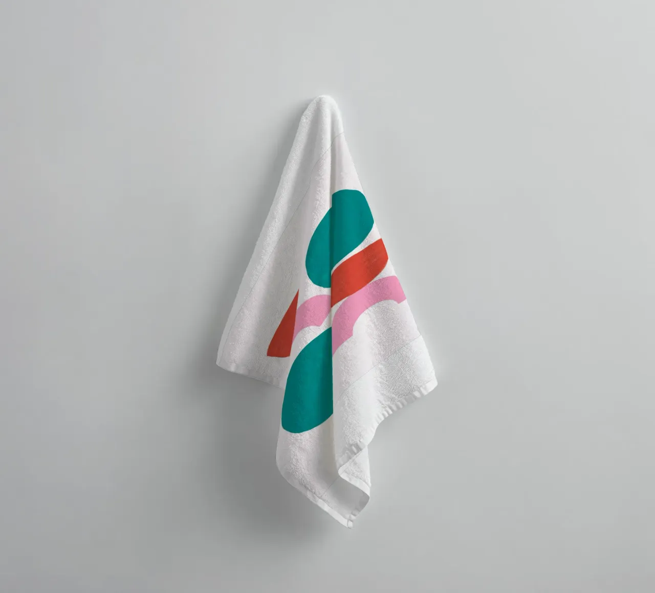 Retro Pop Art Pattern - Colourful & Geometric towel by Studio Vibe