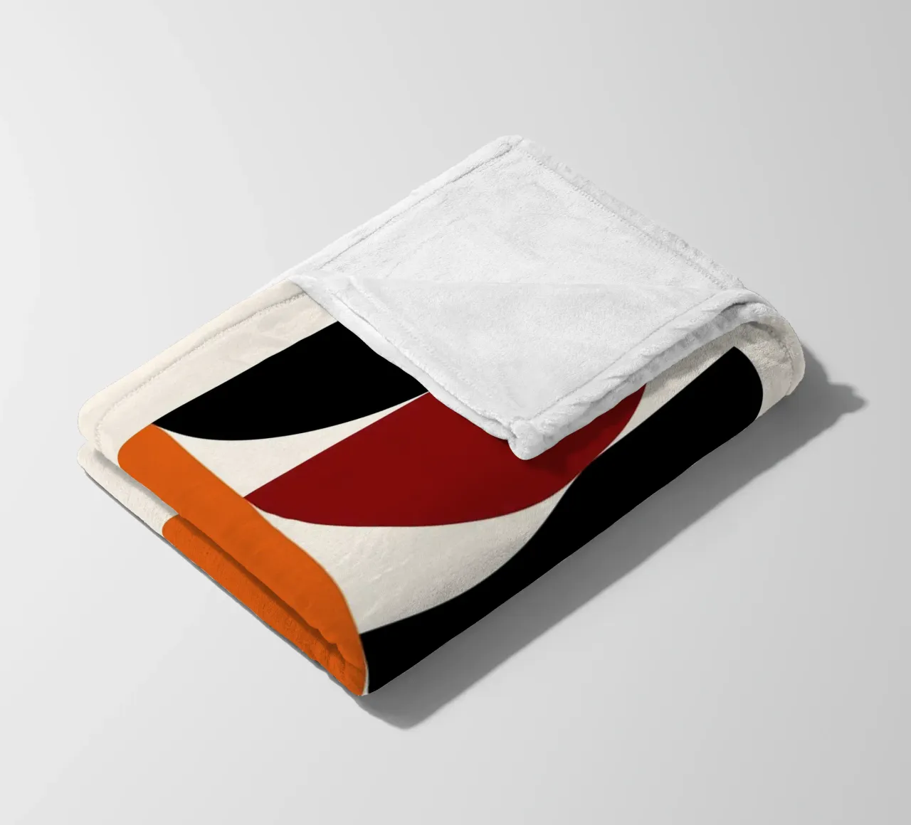 Design a semicerchio di arte moderna - Poster geometrico coperta in pile da Studio Vibe