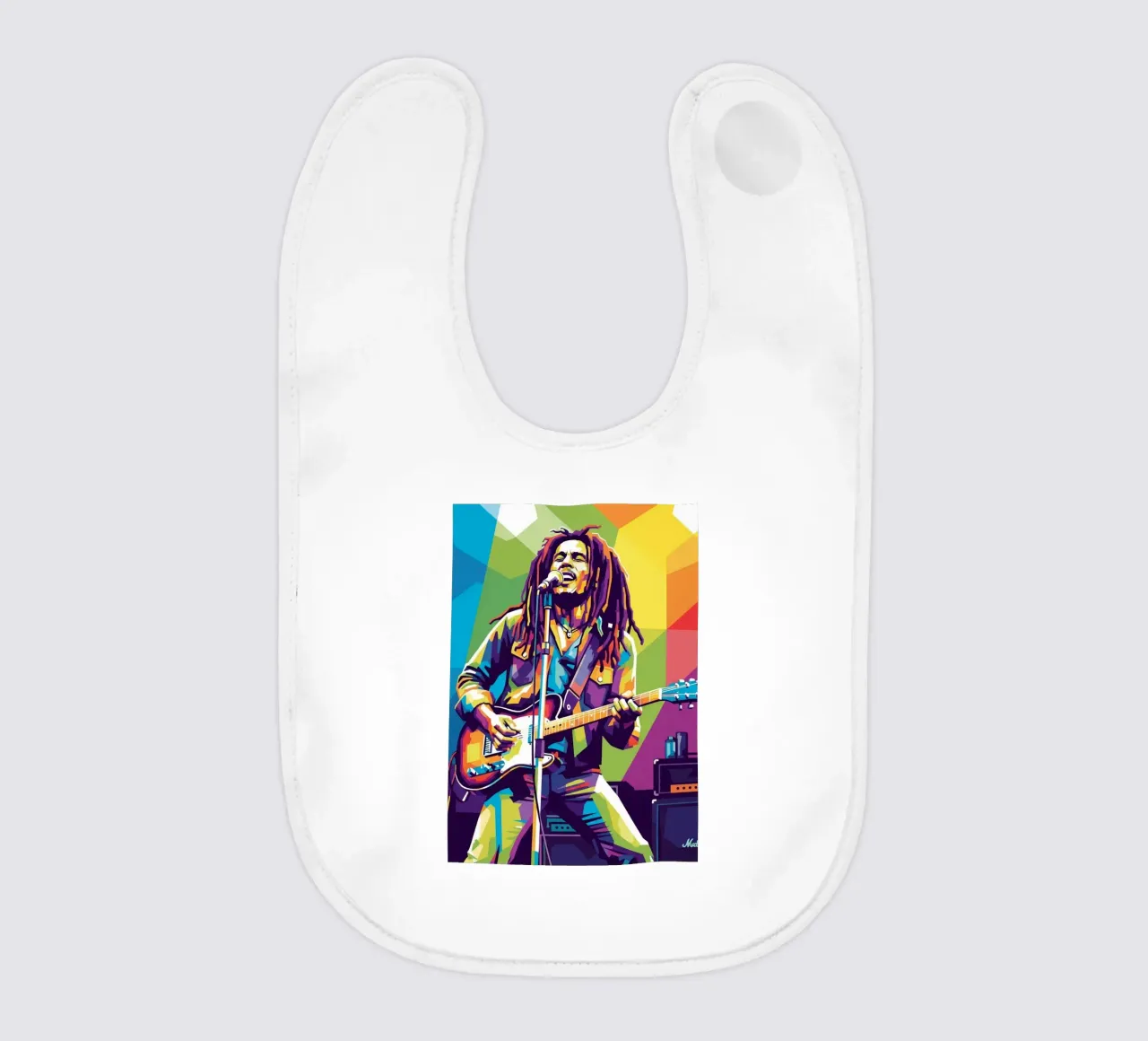 Bob Marley art Babylätzchen von Hantamrata