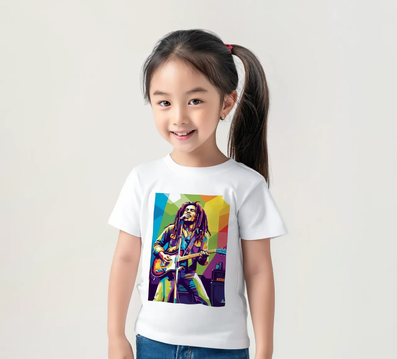 Bob Marley art t-shirt bambini da Hantamrata