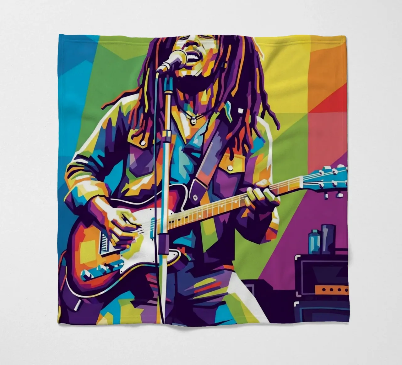 Bob Marley art coperta in pile da Hantamrata
