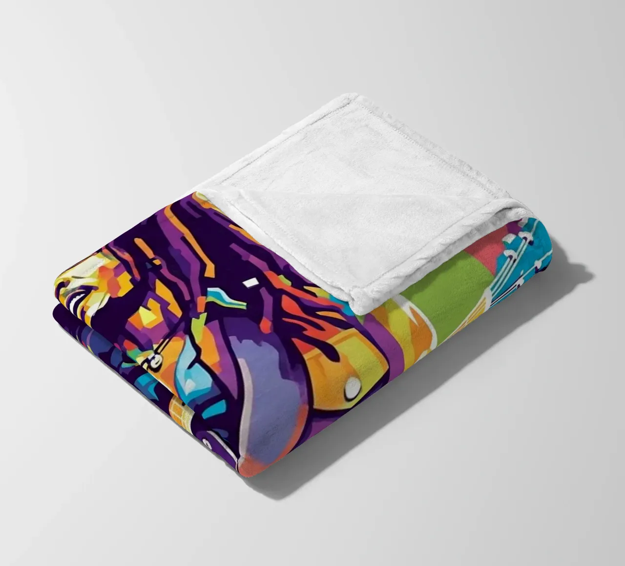 Bob Marley art coperta in pile da Hantamrata