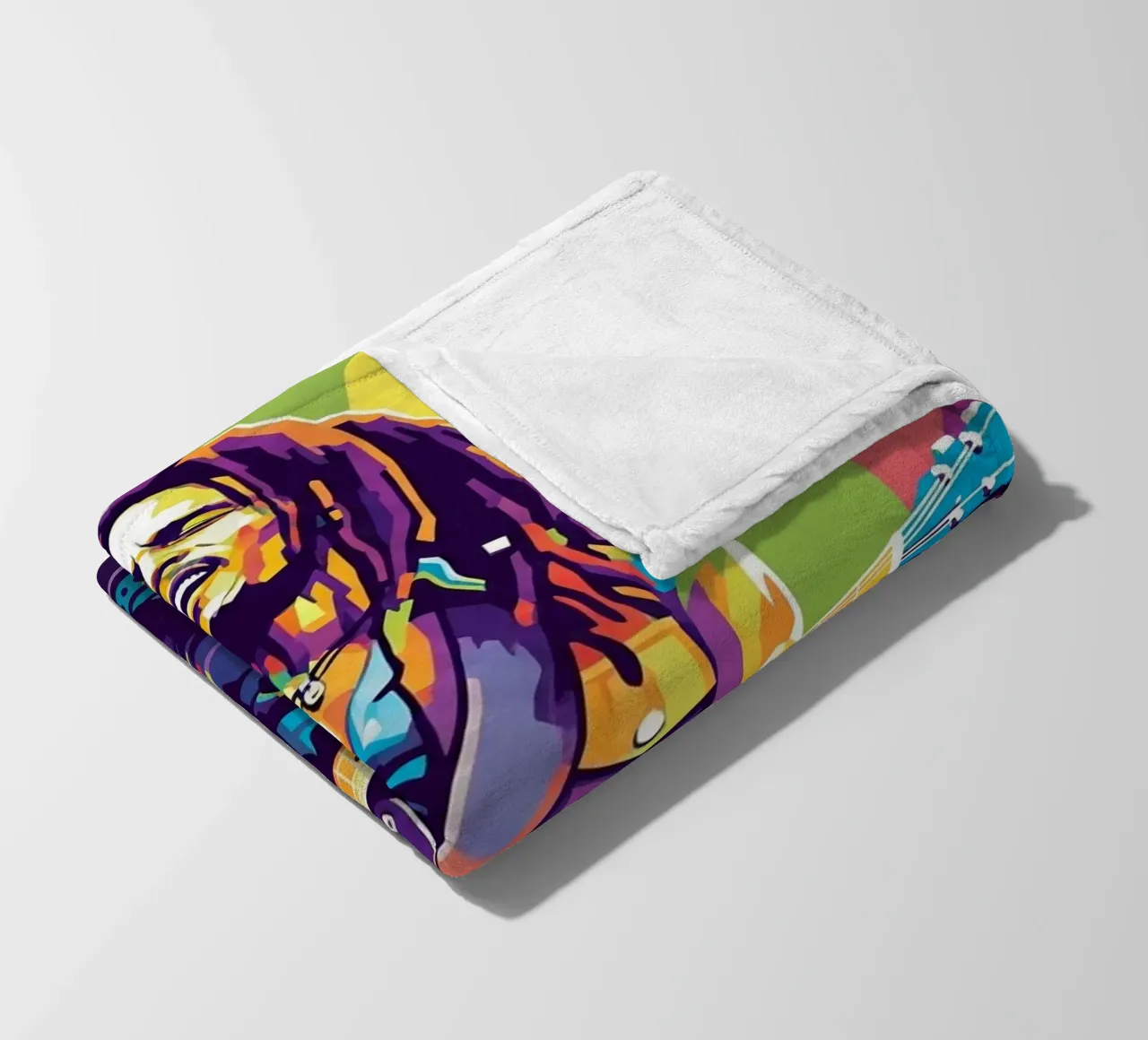 Bob Marley art coperta in pile da Hantamrata