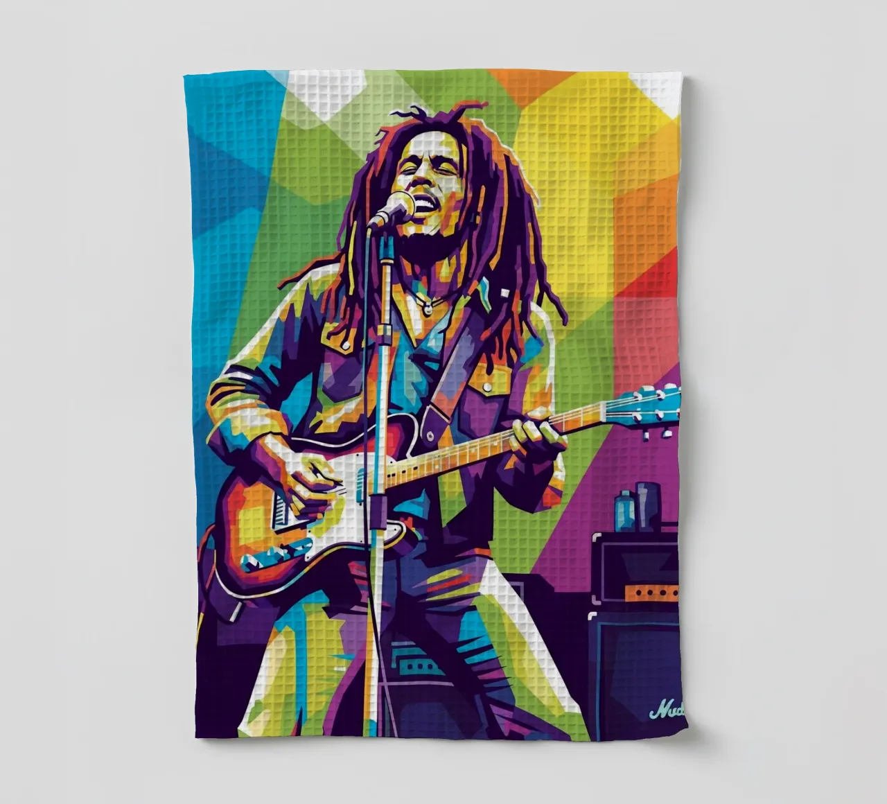 Bob Marley art canovaccio da cucina da Hantamrata