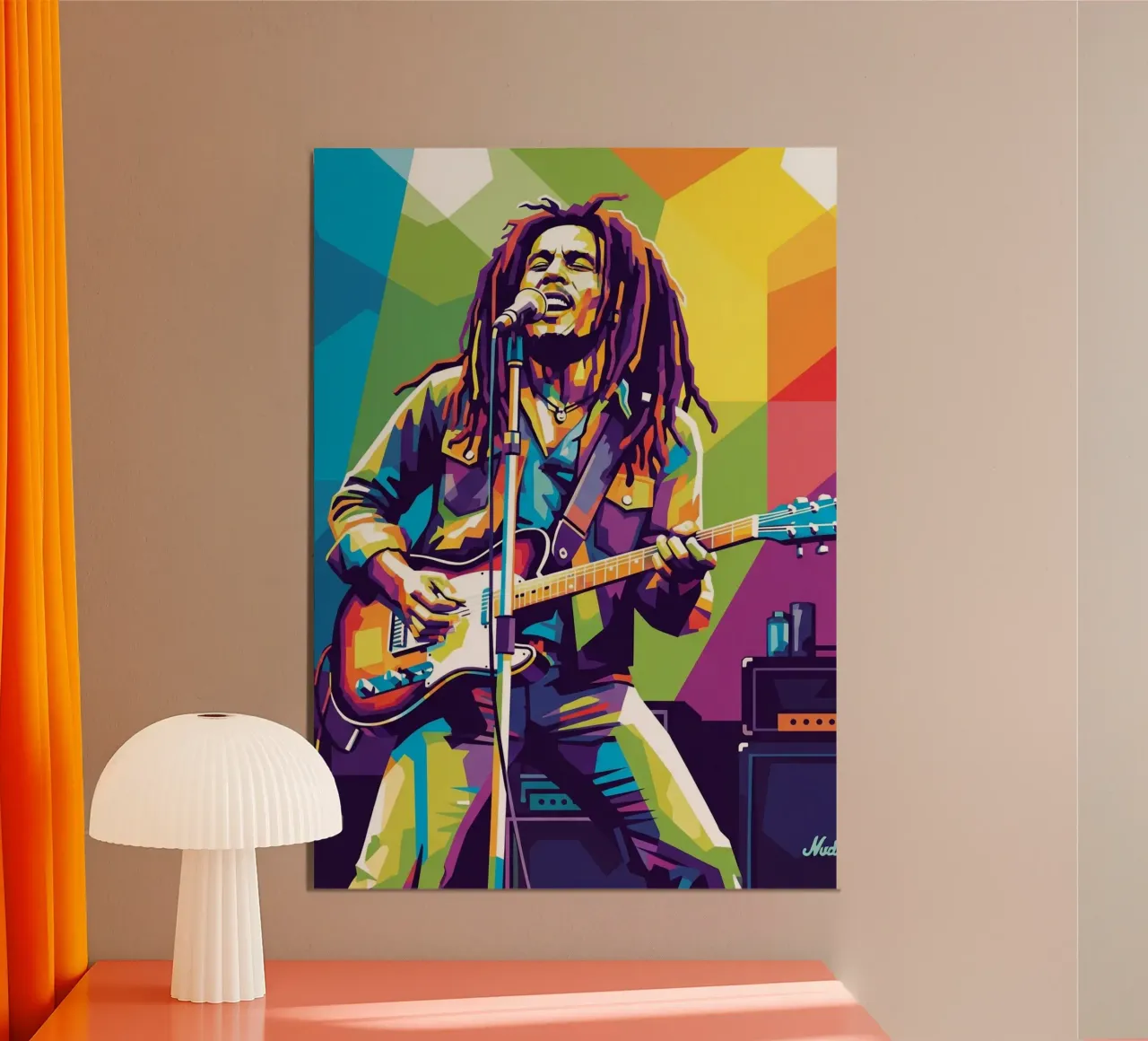 Bob Marley art alluminio dibond da Hantamrata