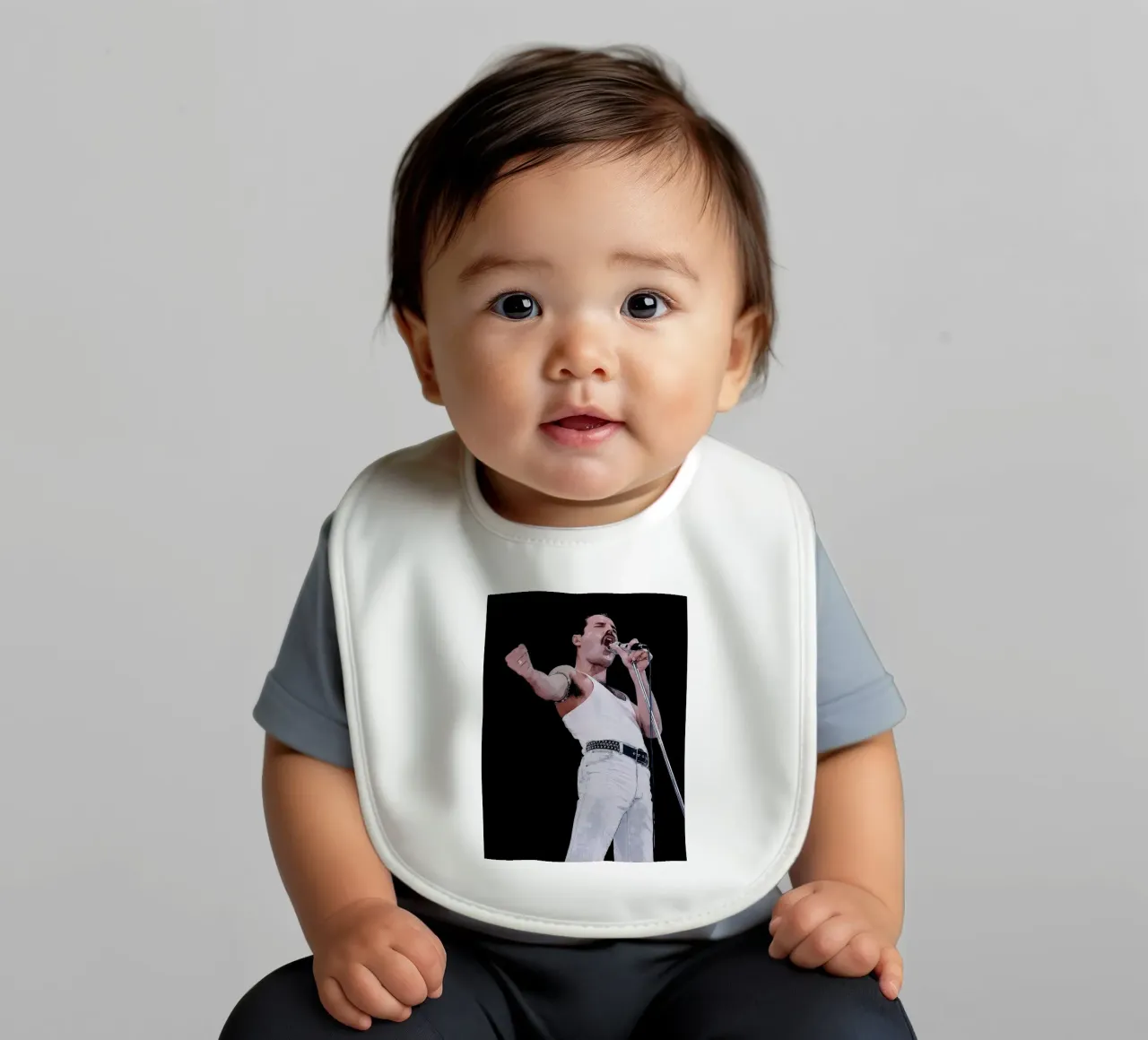 Freddie Mercury bavaglino da vanhesling