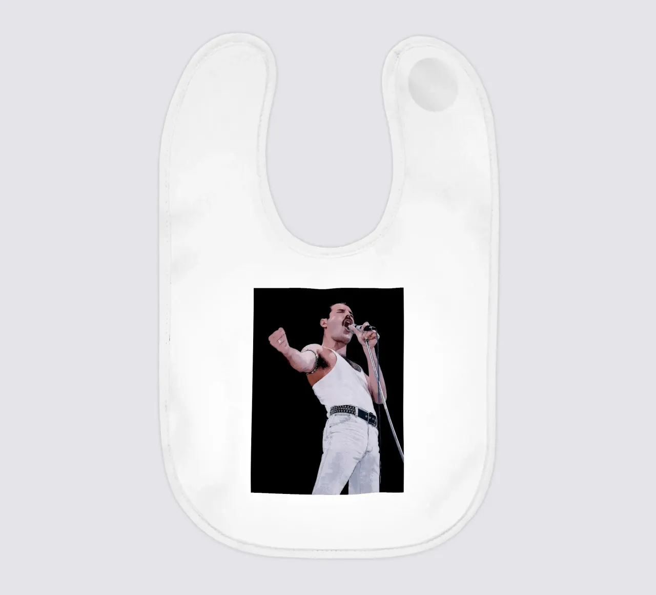 Freddie Mercury bavaglino da vanhesling