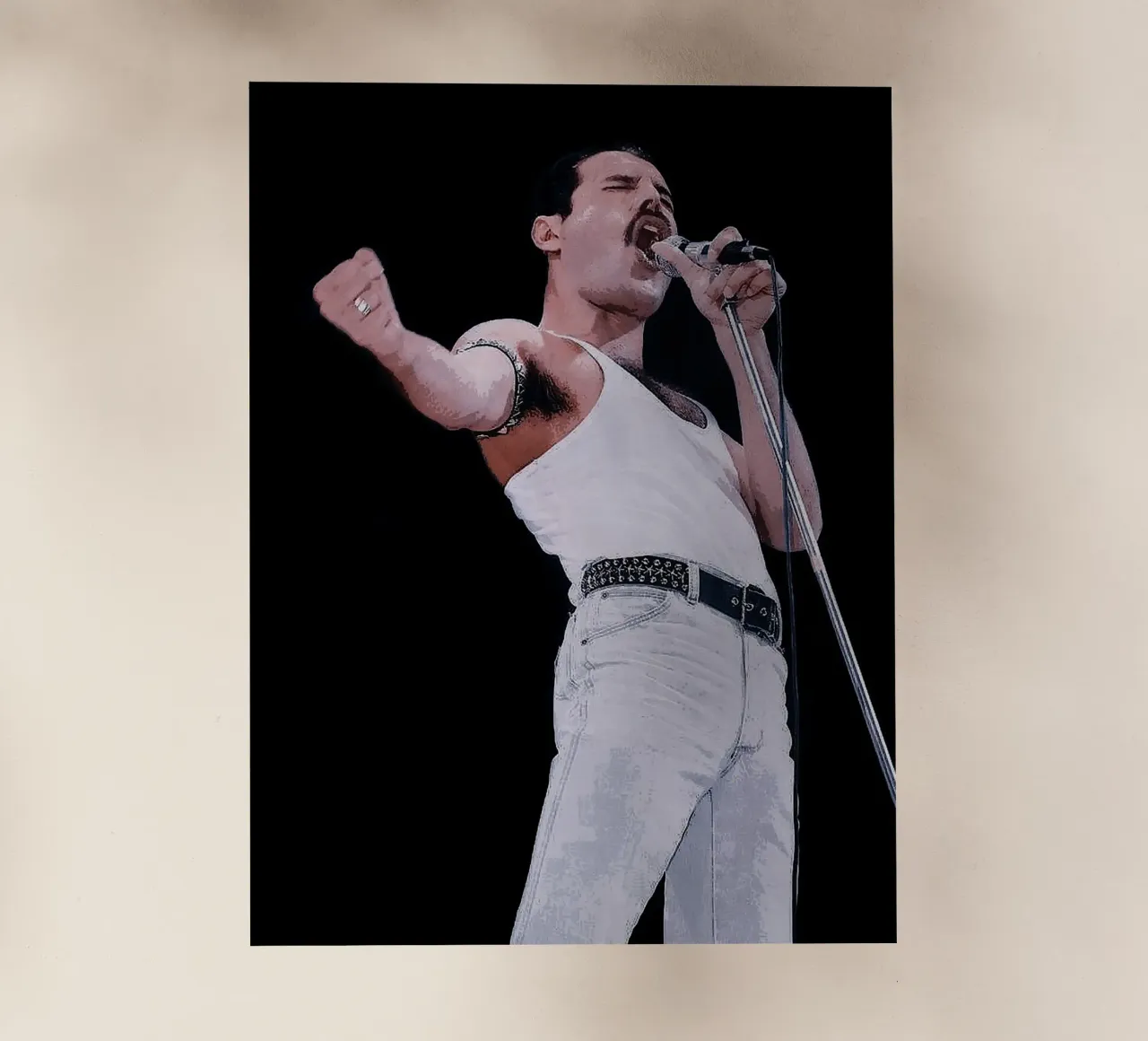Freddie Mercury pellicola backlit da vanhesling