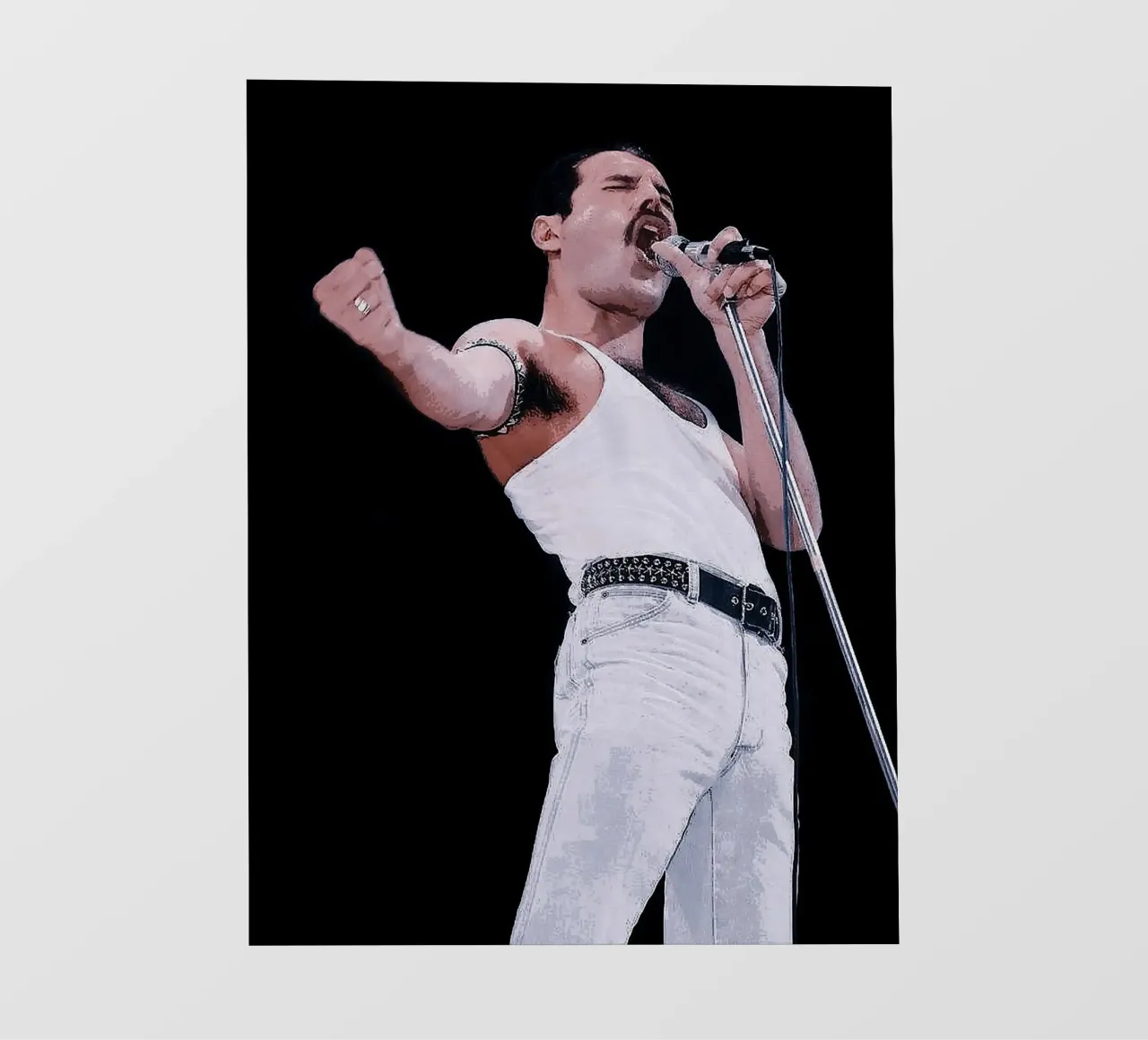 Freddie Mercury telo in pvc da vanhesling