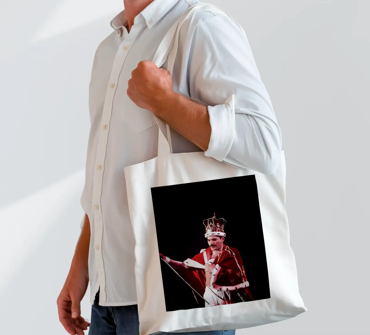 Freddie Mercury borsa in juta da vanhesling