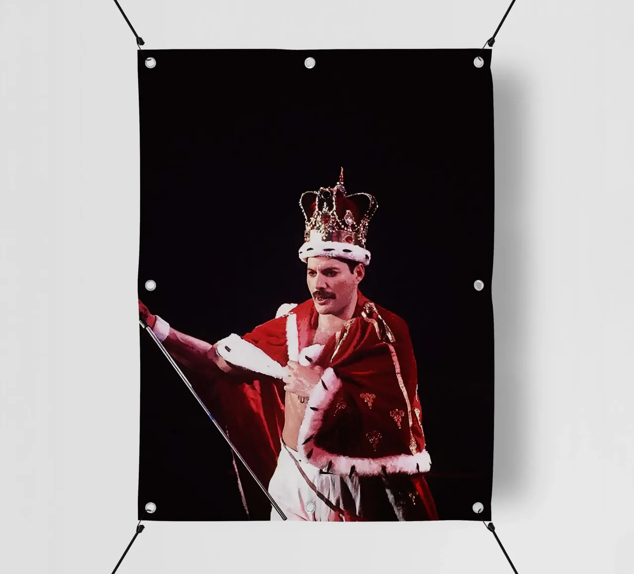 Freddie Mercury telo in pvc da vanhesling