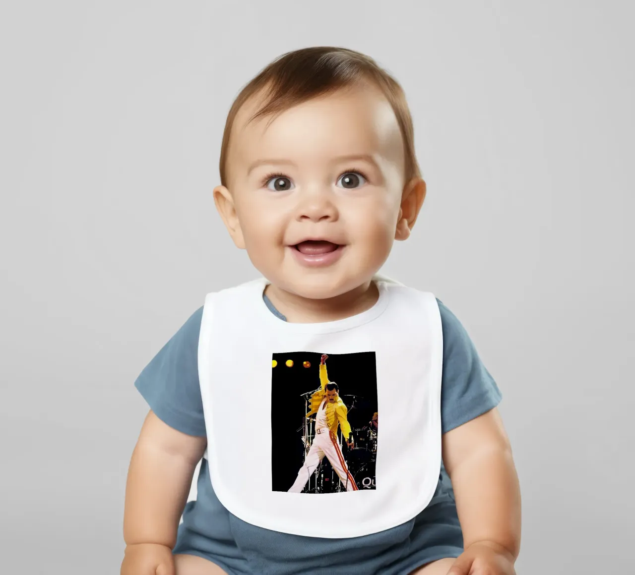 Freddie Mercury bavaglino da vanhesling