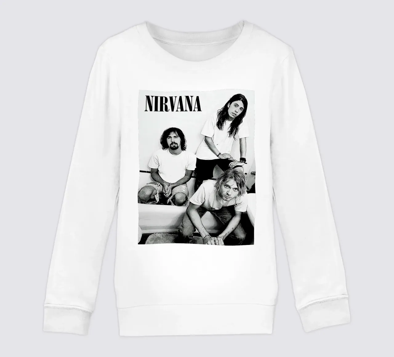 band dei nirvana felpa bambino da vanhesling