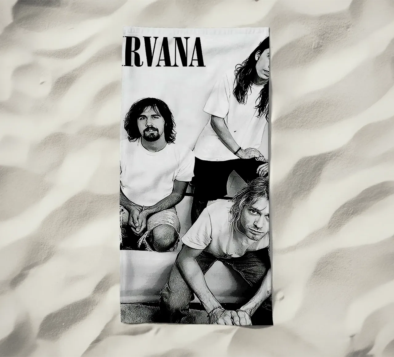 groupe nirvana serviette de plage de vanhesling