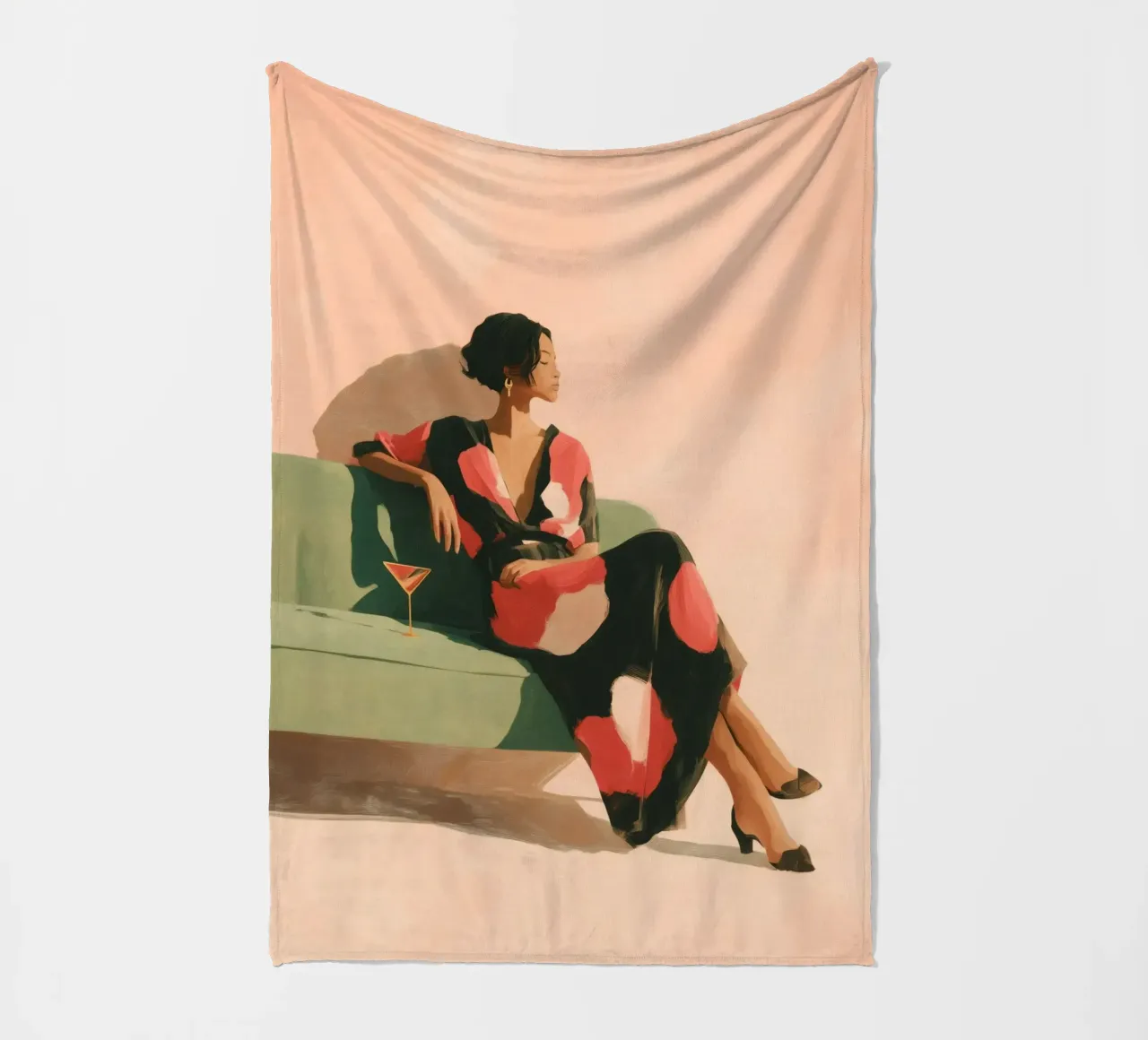 She Wears the Silence Well coperta in pile da Clara August
