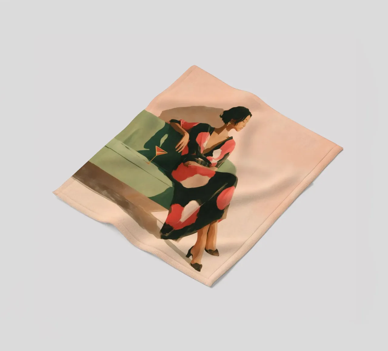 She Wears the Silence Well coperta in pile da Clara August