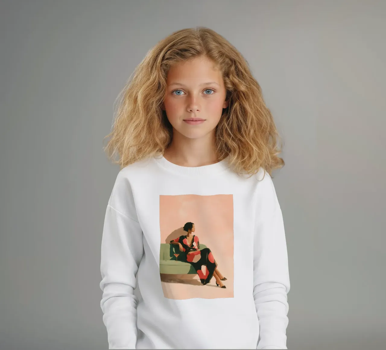 She Wears the Silence Well felpa bambino da Clara August
