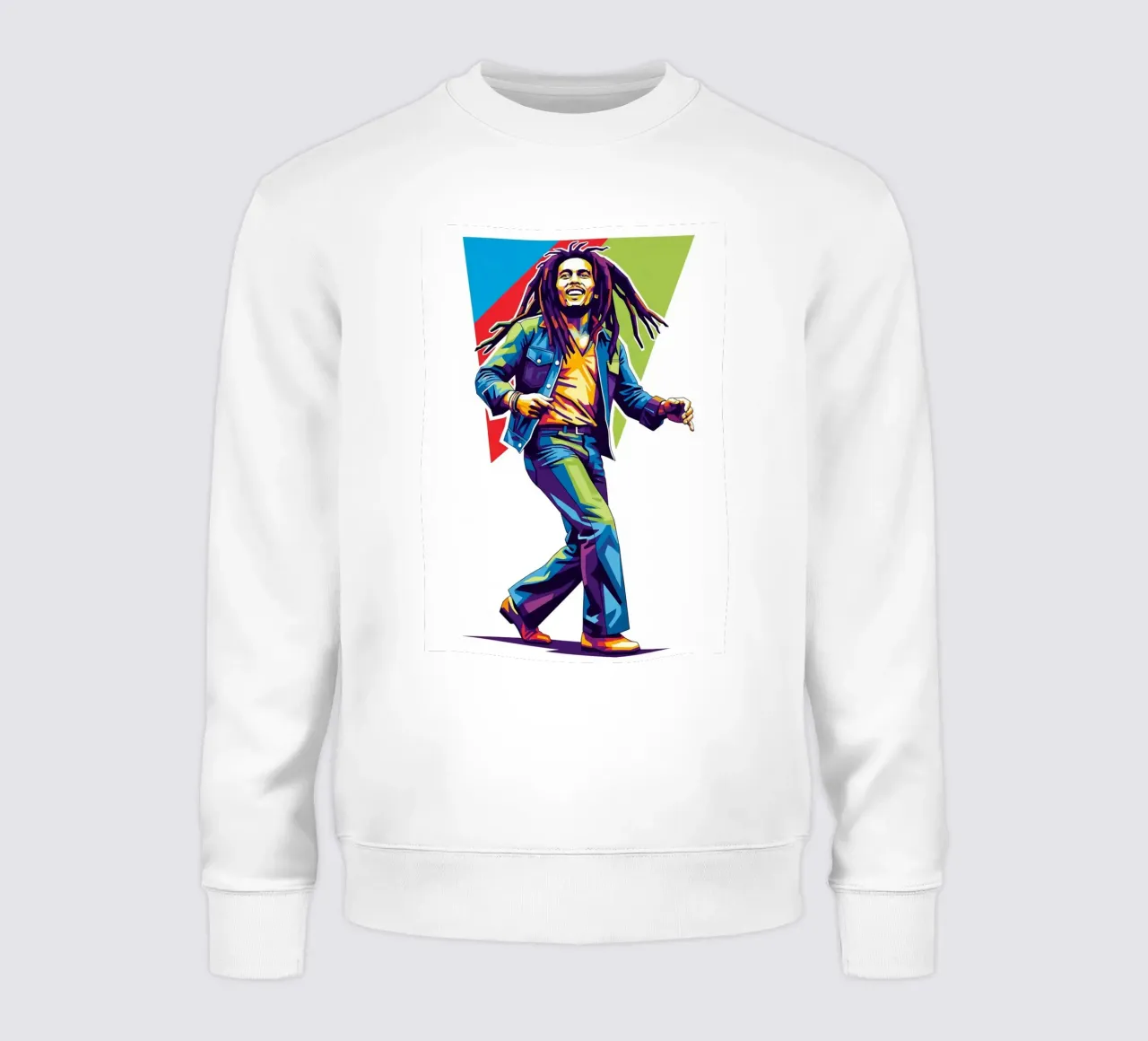 Bob Marley reggae dance felpa da Hantamrata