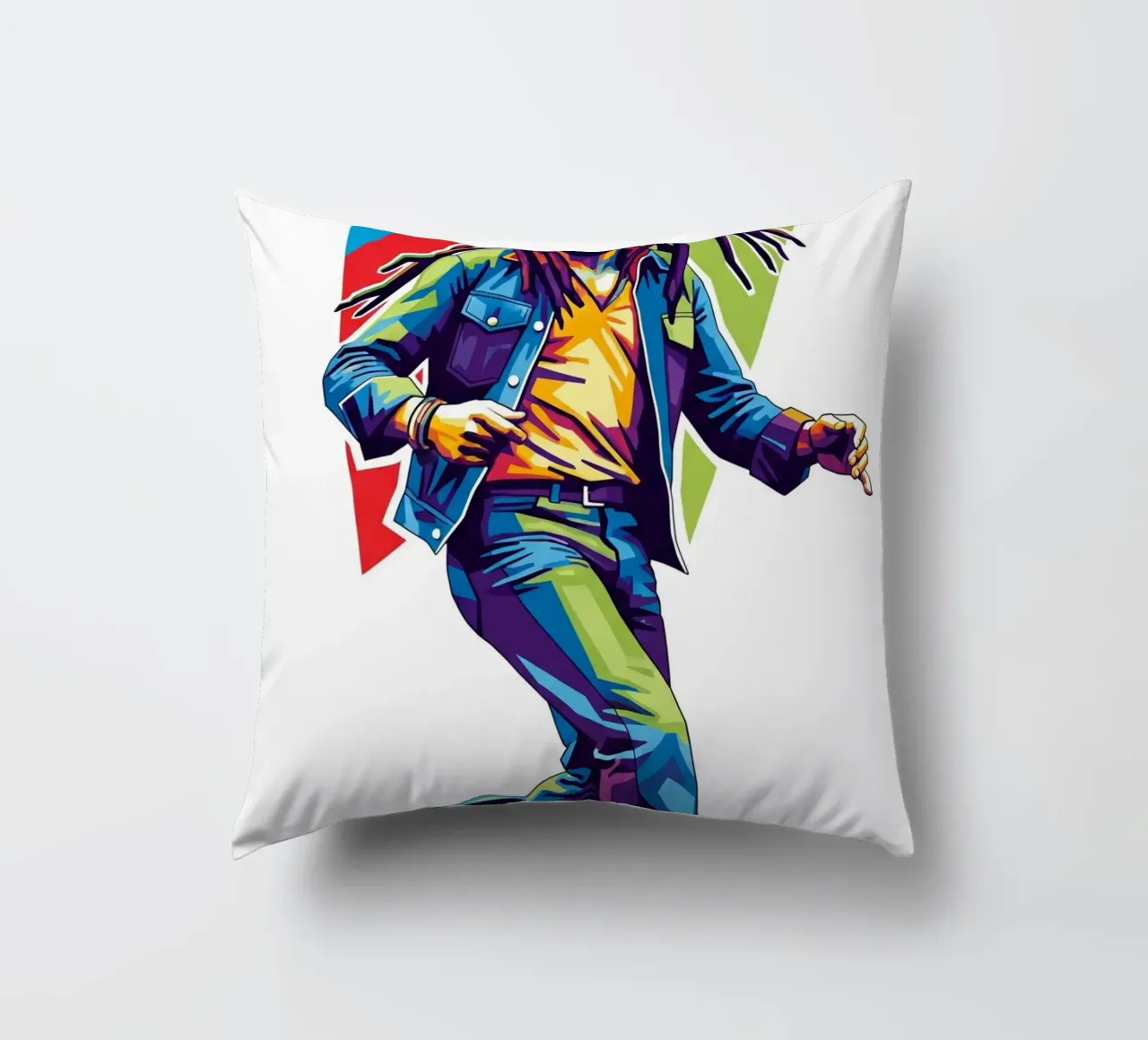 Bob Marley reggae dance Kissen von Hantamrata