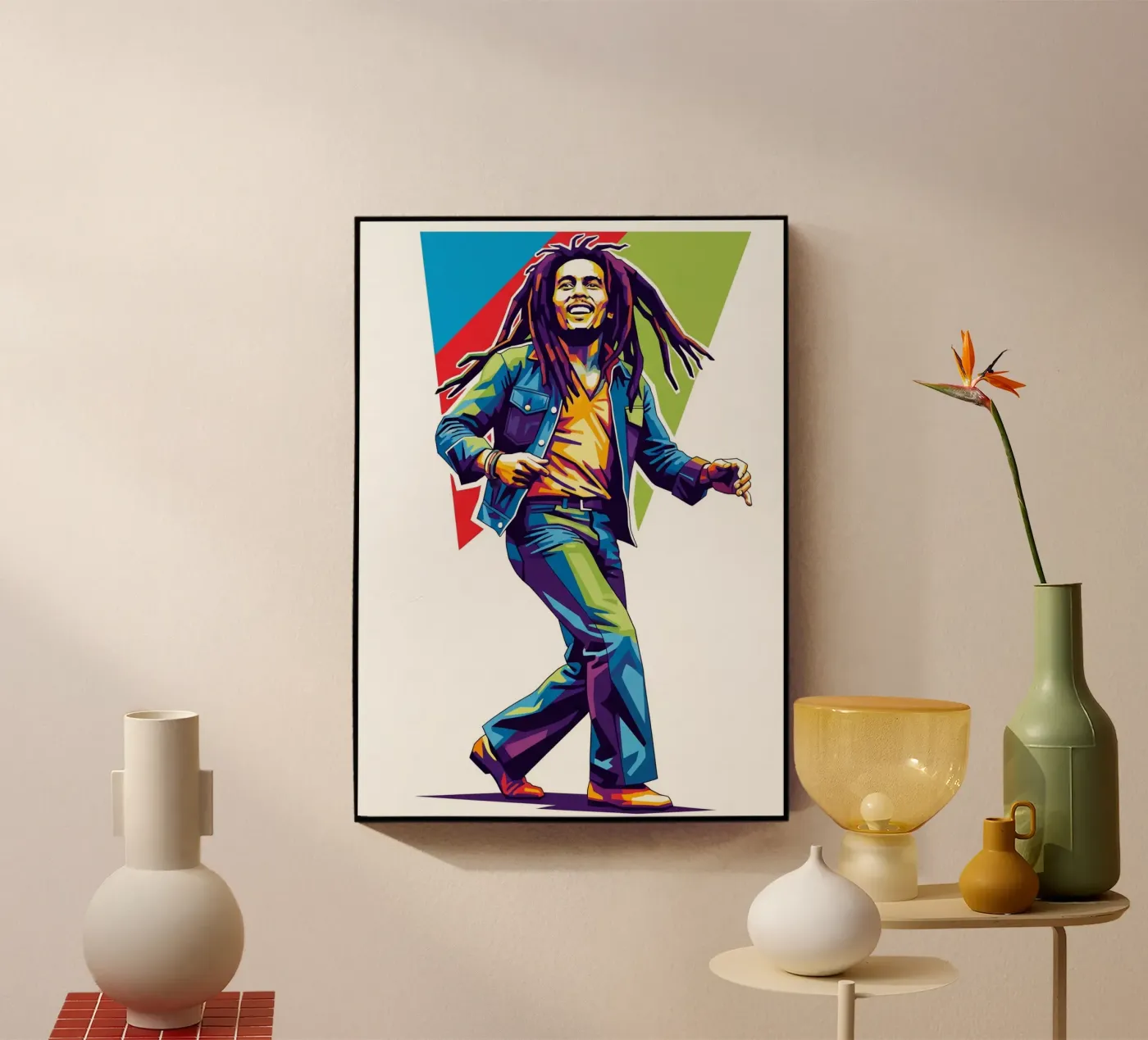Bob Marley reggae dance plexiglass da Hantamrata