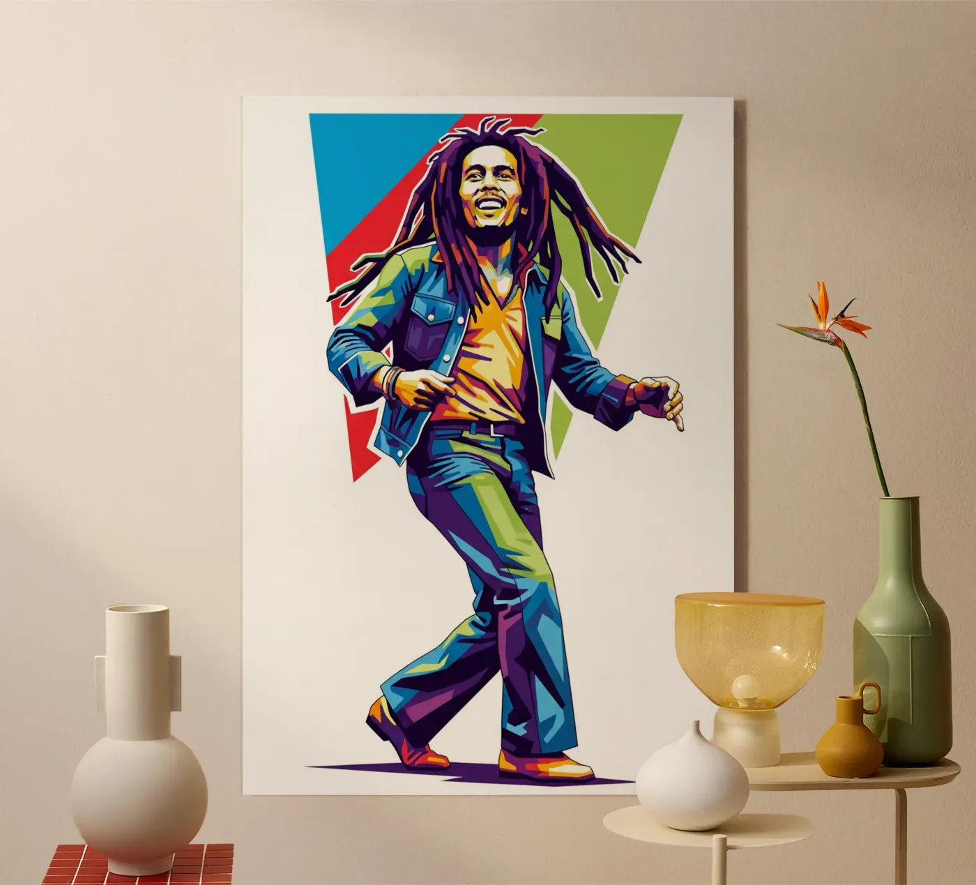 Bob Marley reggae dance plexiglass da Hantamrata