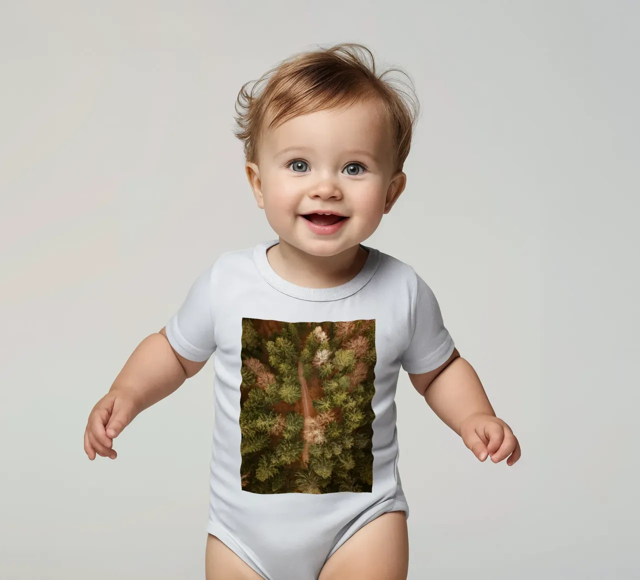 vue aérienne forêt body bébé de Earthly Visions